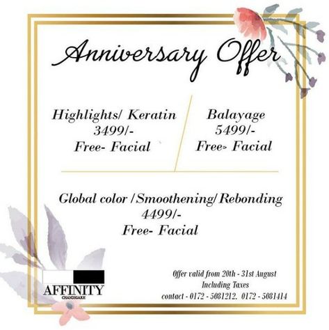 Grab on the exclusive anniversary offers only at #Affinity.  We celebrate our 8 years with you-our clients. Hair Salon Pictures, Beauty Salon Posters, Salon Pictures, Girly Art Illustrations, Girly Art, Beauty Salon, Hair Salon, Illustration Art, Facial