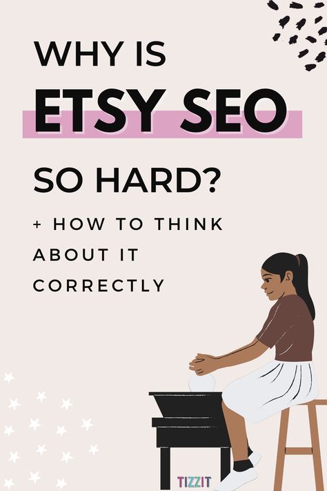 Why is Etsy SEO so hard? & How to think about it correctly Starting Etsy Shop, Starting An Etsy Business, Shop Stand, Social Media Management Services, Social Media Marketing Plan, Etsy Marketing, Instagram Algorithm, Small Business Social Media, Etsy Success