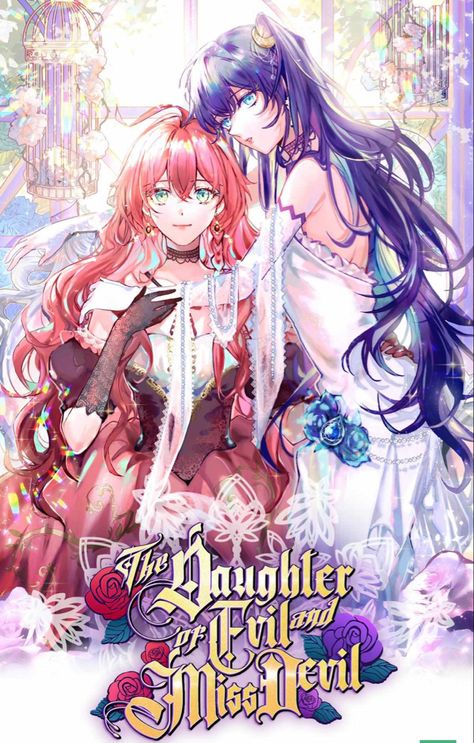 Manhwa | GL | Yuri | Manhua | Manga Recommendation Magical Academy, Daughter Of Evil, Comedy Comics, Top Reads, Manga News, Fantasy Novel, Manga Cute, Two Girls, Two People