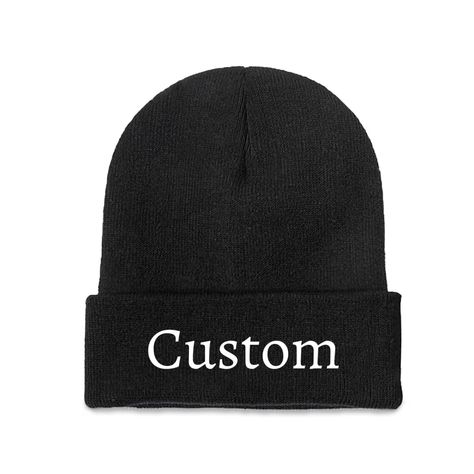 PRICES MAY VARY. Custom Beanie: Select the hat color and click "Customize Now" to add text, slogan, name, team name, logo, image or anything you can think of to make your own Custom Beanie hat! High quality polyester: Selected high-quality polyester fabric with a delicate touch, lightweight and breathable, Convenient to carry and stylish hat shape. Hollow out hat shape makes summer more refreshing and cool. Personalized Beanie: The fabric is soft, comfortable and breathable, which has good venti Baseball Cap Design, Beanie For Men, Custom Baseball Cap, Teen Friends, Personalized Baseballs, Travel Hiking, Mountain Climbing, Stylish Hats, Add Text