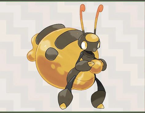 Bee Fakemon, Fakemon Bug Type, Bee Pokemon, Bug Fakemon, Bee Oc, Bug Type, Pokemon Project, Pokemon Fake, Oc Pokemon