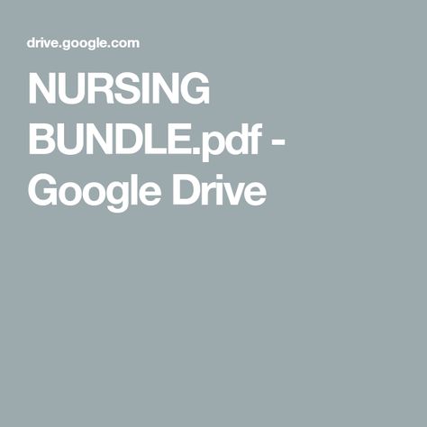 NURSING BUNDLE.pdf - Google Drive Nursing School Bundle Pdf Free, Nursing School Bundle, Nursing Textbooks, Study Related, Nursing Notes, Nursing Student, Kim Taehyung Wallpaper, Nursing Students, Nursing School