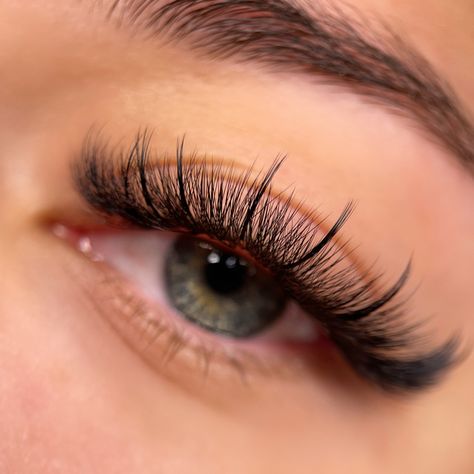 Volume Lash Extensions Wispy Cat Eye, Light Volume Lash Extensions Cat Eye Wispy, Wispy Volume Lash Extensions Cat Eye With Bottom Lashes, Wispy Eyelash Extension, Light Wispy Eyelash Extensions, Light Volume Wispy Cat Eye, Light Volume Lashes, Wispy Volume Lashes, Wispy Volume Lash Extensions