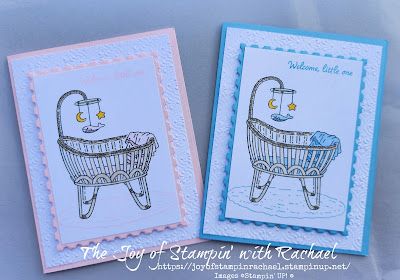 The Joy of Stampin' with Rachael: New at SU Sale-a-bration Blog Hop- Cradle in Love Su Cradled In Love Cards, Cradled In Love, Cradled In Love Stampin Up Cards, Stampin Up Cradled In Love Cards, Cats In The Cradle, Cradle Cartoon Image, Book Cradle Card, Close To My Heart Baby Cards, Gender Neutral Colors