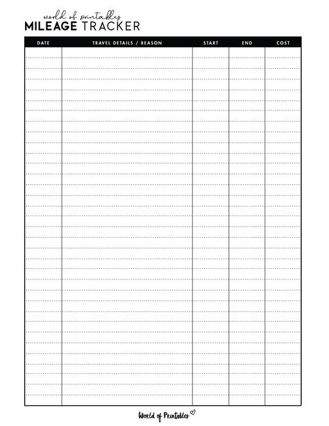 Mileage Tracker Printable, Mileage Log Printable, 2023 Template, Construction Drawing, Mileage Tracker, Cleaning Printable, Drawing Template, Tax Time, Small Business Planner