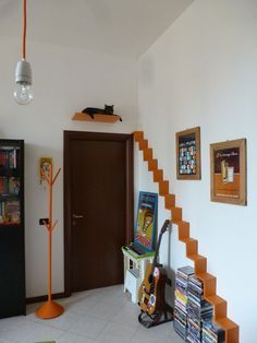 Katt Diy, Cd Shelves, Katt Grejer, Kat Diy, Cat Heaven, Cat Stairs, Cat Towers, Cat Playground, Cat Perch