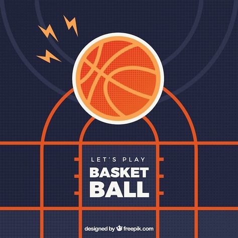 Basketball Background, Business Card Texture, Basketball Wallpaper, Shirt Design Inspiration, March Madness, Vector Photo, Flat Design, Business Cards, Vector Free