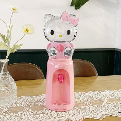 Mini Water Dispenser, Small Home Office Desk, Kawaii My Melody, Cat Bedroom, Household Gifts, Refreshing Water, Hello Kitty Cartoon, Cartoon Toys, Water Dispenser