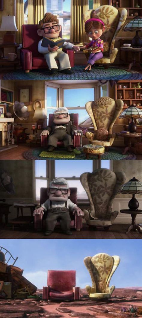 Disney Up Up Chairs Pixar, Altered Moments, Up Pixar, Up The Movie, Sing Movie, Up Movie, Animation Tools, Disney Up, Best Love Stories