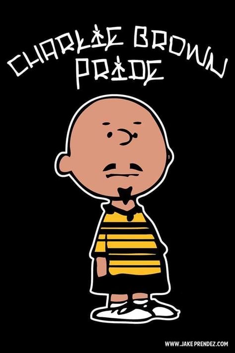 Charlie Brown Drawing, Gangster Cartoon, Brown Drawing, Chicano Love, Chola Style, Cholo Art, Chicano Style Tattoo, Brown Pride, Lowrider Art