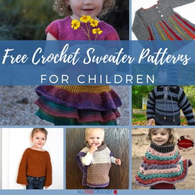 22 Free Crochet Sweater Patterns for Children Kids Sweater Pattern, Crochet Cardigan Sweater, Crochet Kids, Crochet Sweater Pattern Free, Sweater Patterns, Patterned Sweater, Crochet Design Pattern, Sweater Crochet Pattern, Crochet Blouse