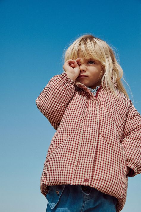 Kids Inspo, Family Shoot, Baby Fits, Zara Kids, Girl Coat, Gingham Print, 가을 패션, Fashion Kids, Future Kids