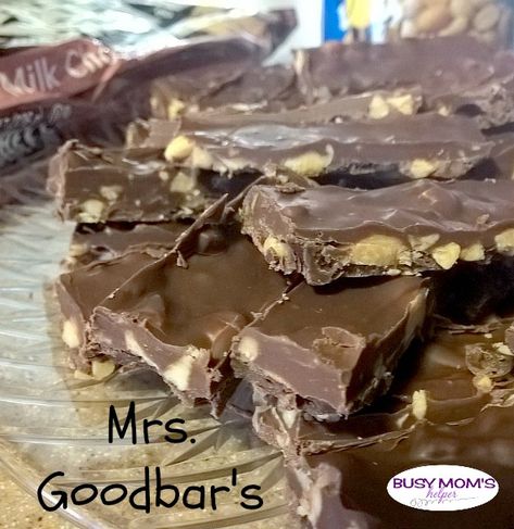 Homemade Mr Goodbar, Mr Goodbar Recipe, Mr Goodbar, Kid Friendly Snack, Amazing Desserts, Candy Recipes Homemade, Summer Snacks, Homemade Candies, Sweet Sauce