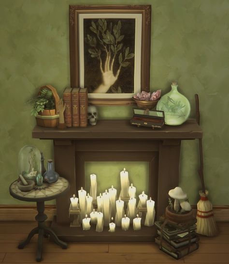 Sims 4 Cc Witchy Clutter, Sims 4 Cc Spooky Furniture, Sims 4 Terrarium, Witchy Bloxburg House, Whimsigothic Sims 4 Cc, Sims 4 Haunted House Cc, Sims 4 Spooky House, Sims 4 Witch House Cc, Bloxburg Wine Bottle