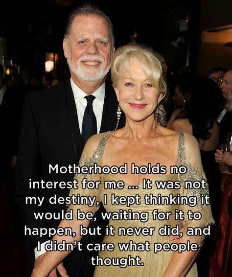 Helen Mirren & Taylor Hackford | 14 Celebrities Who Don't Necessarily Want Kids Child Free Life, Child Free By Choice, Taylor Hackford, Not Having Kids, Celebrate Women, No Children, Child Free, Ricky Gervais, Renee Zellweger