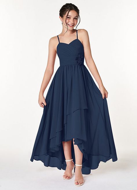 AZAZIE CATALINA JUNIOR - Junior Bridesmaid Dresses Junior Girl Dresses, Girls Bridesmaid Dresses, Maid Of Honour Dresses, Classy Prom Dresses, Junior Bridesmaid Dress, Chiffon Wedding Dress, Trendy Dress Outfits, Cute Prom Dresses, Junior Bridesmaid Dresses