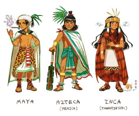 (20) SAB (@lll__IlI) / Twitter Aztec Clothing, Mexican Culture Art, Aztec Culture, Aztec Warrior, American Men, Aztec Art, Arte Sketchbook, Mexican Art, Character Design References