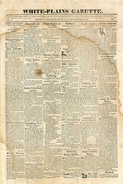 vintage newspaper with marks and stains (white-plains gazette) use in kitchen under potato peels, fish, etc Bullet Journal Vintage, Stary Papier, Kunstjournal Inspiration, Recipe Paper, Papel Vintage, طابع بريدي, Vintage Newspaper, Watercolor Card, Journal Vintage