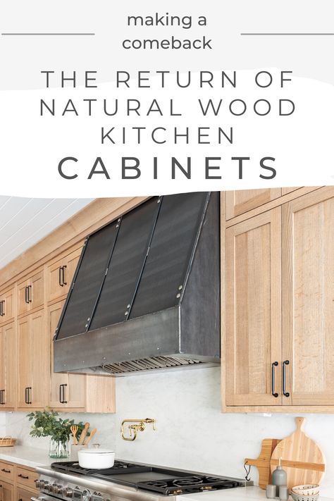 Unfinished Wood Kitchen Cabinets, Beach Wood Cabinets Kitchen, White Wash Stained Wood Cabinets, Pickling Cabinets Kitchen, Raw Oak Kitchen Cabinets, Refinished Wood Cabinets, White Birch Kitchen Cabinets, Best Wood For Kitchen Cabinets, Natural Wood Upper Cabinets Painted Lower