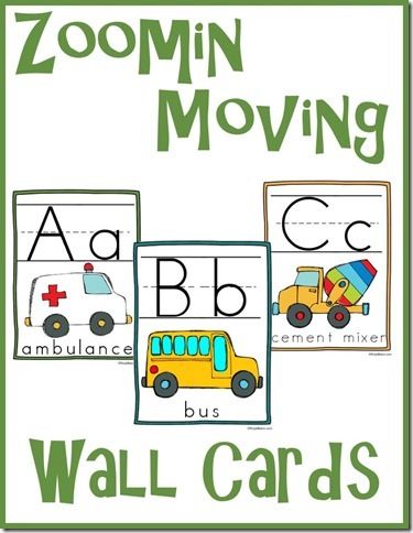 Transportation Alphabet Preschool, Construction Alphabet Free Printable, Transportation Alphabet, Moving Wall, Preschool Transportation, Alphabet Wall Cards, Transportation Theme Preschool, Transportation Unit, Transportation Activities