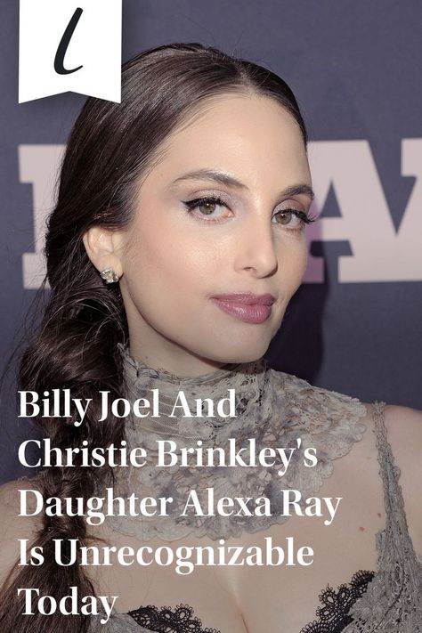 Being the daughter of world-renowned supermodel Christie Brinkley and Grammy award-winning musician Billy Joel must come with its own set of pressures. #celebritykids #nepobabies Billy Joel Christie Brinkley, Christie Brinkley Daughter, Alexa Ray Joel, Christie Brinkley, Celebrity Kids, Billy Joel, Grammy Awards, The List, Musician