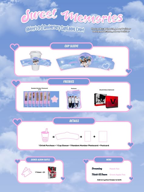 Kpop Cup Sleeve Event benefit poster ( ื▿ ืʃƪ) Cup Sleeve Design Kpop Template, Kpop Cupsleeve Event Poster, Cup Sleeve Event Kpop, Cupsleeve Templates Png, Cupsleeve Event Design, Kpop Event Poster, Cupsleeve Event Poster, Cup Sleeve Design Ideas, Ateez Cupsleeve