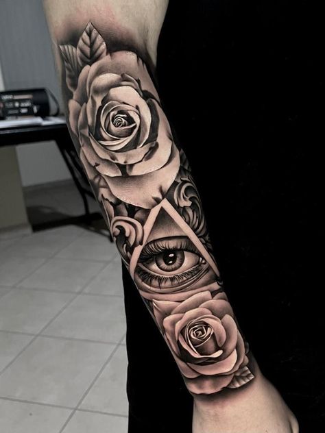 Buddha Tattoo Sleeve, Memorial Tattoo Ideas, Rib Tattoos For Guys, Shoulder Tats, Strong Tattoos, Forearm Band Tattoos, Egypt Tattoo, Men Tattoos Arm Sleeve, Manga Tattoo