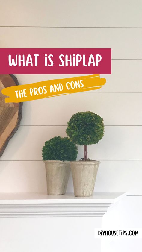 Learn what shiplap is, its pros and cons, and how to use it to elevate your home decor. Get inspired and add a touch of rustic elegance to your space. 🏡✨ #shiplap #ShiplapDecor #HomeRenovation #InteriorDesign" How To Use Shiplap In Your Home, Shiplap Wall With Cabinets, Joanna Gaines Shiplap, Horizontal Shiplap, Shiplap Boards, Shiplap Walls, Ship Lap, Popular Interior Design, Ship Lap Walls