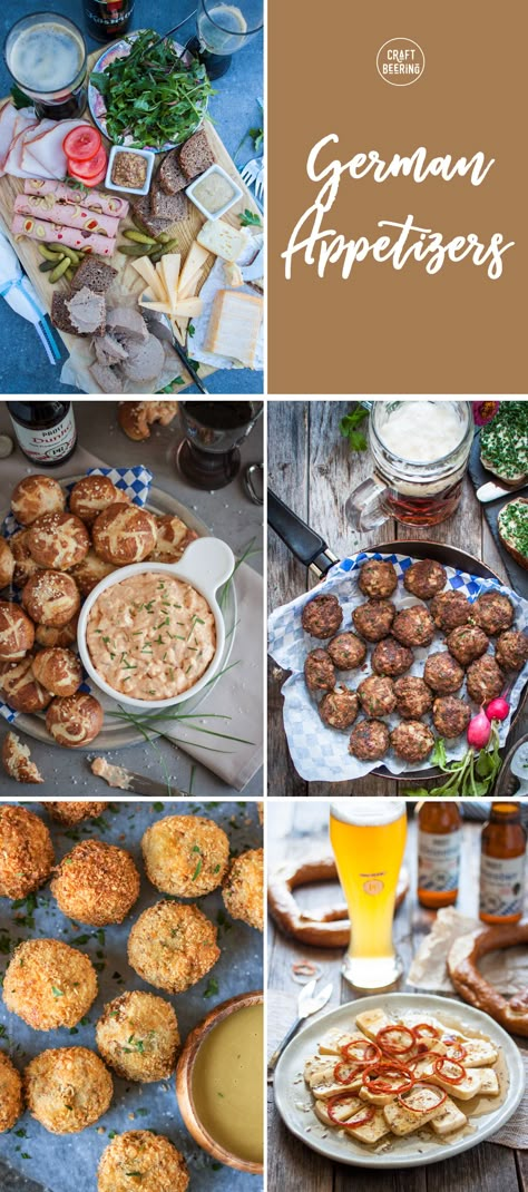 German Food For Oktoberfest, German Food Party Ideas, Easy Oktoberfest Food, Octoberfest Recipes Oktoberfest Party, Appetizers For Octoberfest Party, German Food Appetizers, Easy German Finger Foods, German Appetizers Appetizer Recipes, German Bbq Ideas