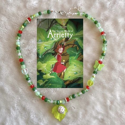 The Secret World Of Arrietty, Anklets Diy, Secret World Of Arrietty, Reworked Clothing, Glittery Wallpaper, The Secret World, Anime Jewelry, Beading Jewelery, Mangalore