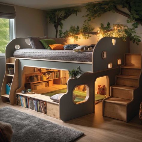 4+ Innovative Childrens Small Bedroom Ideas for Urban Homes • 333+ Art Images Uk Kids Bedroom, Twins Bedroom Ideas For Boys, Kids Bedroom Small Space, Toddler Boy Bedroom Design, Small Toddler Bedroom, Children Beds, Children's Bedroom Ideas, Urban Homes, Small Kids Room