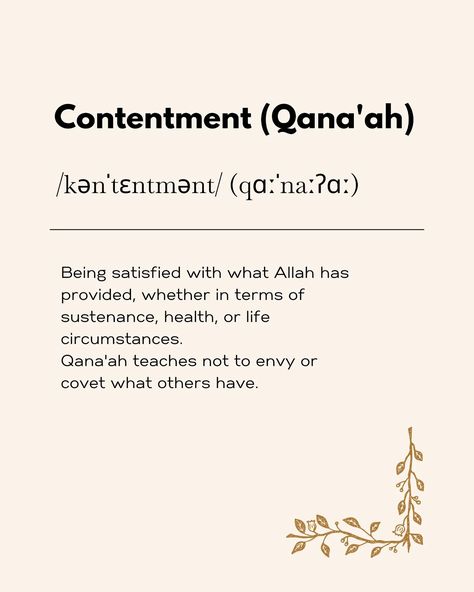 One measure of happiness according to Islam 💕 #contentment #qanaah #happiness #islamicquotes Misconceptions About Islam, Why Hijab Is Important In Islam, Converting To Islam Quotes, Knowledge In Islam Quotes, Seek Knowledge Islam, Islamic Quotes, Quotes, Instagram