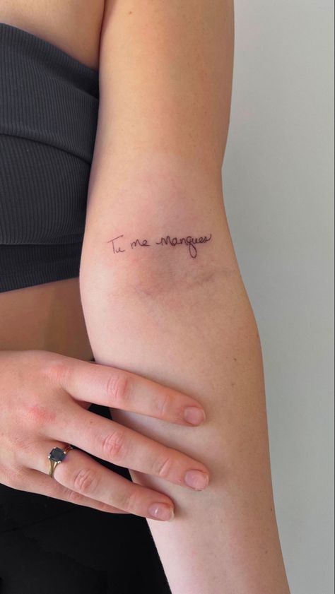 fine line tattoo Handwriting Tattoo, Handwriting Tattoos, Hand Writing, Fine Line Tattoos, Line Tattoos, Fine Line, First Photo, Handwriting, Just Love