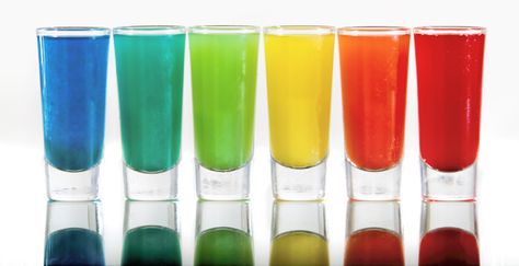 https://flic.kr/p/x7dr2F | Rainbow shots Rainbow Shots, Shots Alcohol, Alcohol Drinks, Happy Colors, World Of Color, Still Life Photography, Reusable Water Bottle, Alcoholic Drinks, Flight