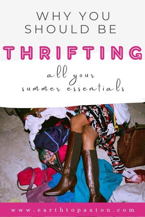 Thrifting is my favorite way to shop. Each time is a new experience. You never know what you are going to find and actually thrifting is WAY more environmentally friendly than any other kind of shopping. #outfitideas #thrifted #thriftstores #thriftshopping #ecofriendly #slowfashion #summeroutfits #summeroutfits2023 Thrift Store Shopping, Ethical Clothing Brands, Thrifted Items, Sustainable Clothing Brands, Recycled Clothing, Thrifted Outfits, Sustainable Swimwear, People In Need, Greater Good