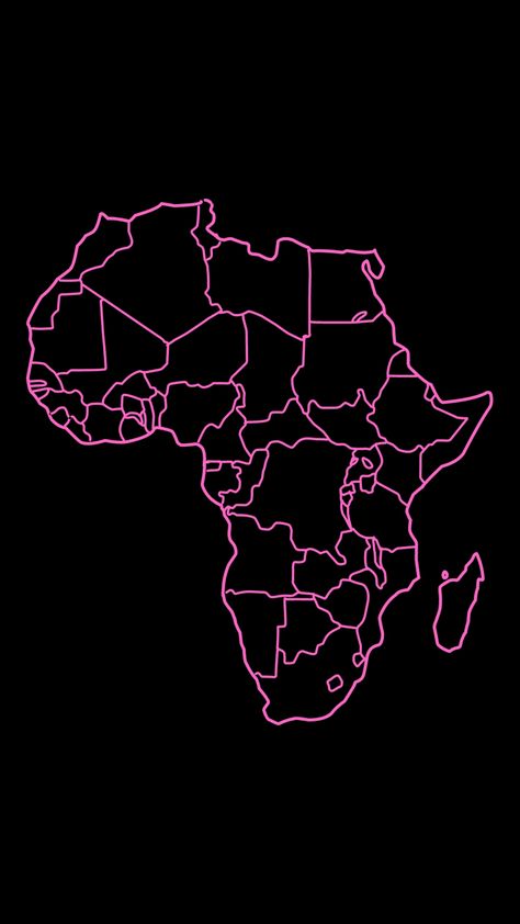 Africa map pink African country African Aesthetic Art, Africa Wallpaper Iphone, African Wallpaper Iphone, Gambia Aesthetic, African Aesthetic Wallpaper, Nigeria Wallpaper, South Africa Wallpaper, Africa Wallpaper, African Wallpaper