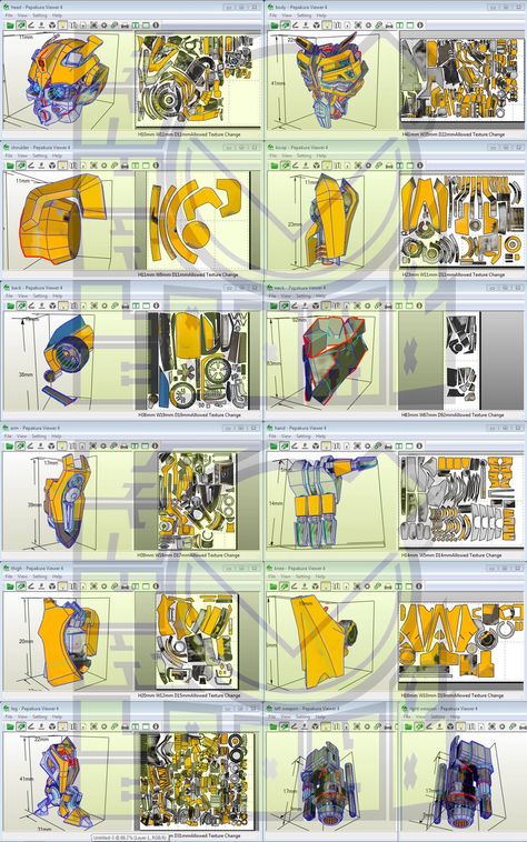 Transformer Halloween Costume, Costume Template, Overwatch Costume, Bumblebee Costume, Robot Design Sketch, Armadura Cosplay, Papercraft Download, Origami And Kirigami, Transformers Bumblebee