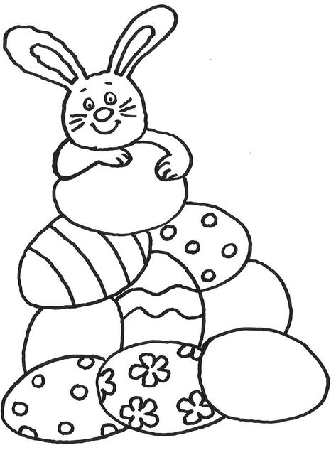 Ausmalbild Ostern: Osterhase mit vielen Ostereiern kostenlos ausdrucken Coloring Easter Eggs, Kids Club, Printable Coloring Pages, Happy Easter, Pencil Drawings, Easter Eggs, Coloring Pages, Snoopy, Kids Rugs