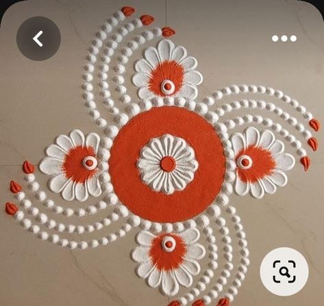 Rangoli Designs For Festivals, Simple And Easy Rangoli Designs, Arti Thali, Colour Rangoli, Simple Flower Rangoli, Creative Rangoli, Rangoli Diwali, Diwali Design, Easy Rangoli Designs Videos