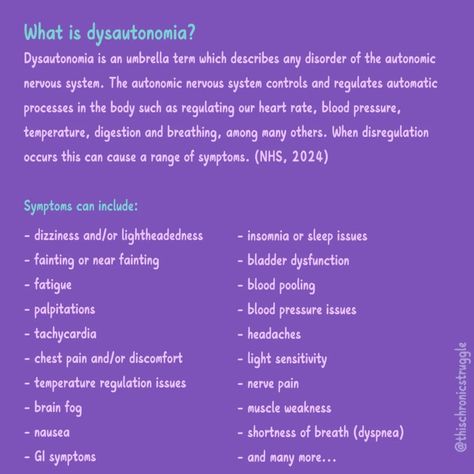 ✨ Dysautonomia Awareness Month ✨ My GP asked me if I had ever heard of POTS last September after me going back and forth to see other drs, and when I responded yes he told me he suspects that I have this condition and that was what was causing all these awful symptoms I was experiencing. Since then I think I have checked off every single symptom and more with new ones showing up every day. But sadly he wouldn't give me any medication without further testing from a cardiologist, which I know... Fnd Symptoms, Pots Awareness Month, Dysautonomia Tattoo Pots, Pots Dysautonomia Funny, Dysautonomia Awareness, Umbrella Term, Pots Dysautonomia Memes, Muscle Weakness, Shortness Of Breath