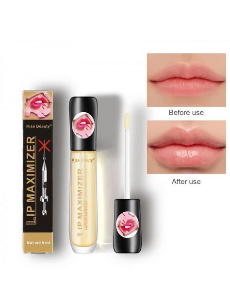 Buy Lip Plumper Extreme Lip Gloss Maximizer Plump Volume Bigger Lips Moisturizing at Walmart.com Extreme Lip Plumper, Bigger Lips, Fuller Lips Naturally, Lip Plumper Gloss, Moisturized Lips, Kiss Beauty, Plumping Lip Gloss, Brighten Skin Tone, Lip Fillers