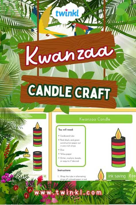 Kwanzaa Candle Craft for Kids Parts Of An Eye, Colorful Candle, New Years Traditions, Classroom Display, Candle Craft, Cardboard Tubes, Classroom Displays, Kwanzaa, Craft For Kids