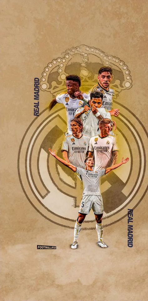 Bright Wallpapers, Real Madrid Cr7, Real Madrid Champions League, Real Madrid Soccer, Real Madrid Team, Myanmar Art, Premier Lig, Real Madrid Wallpapers, Madrid Wallpaper