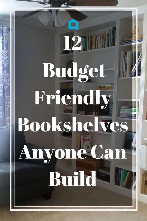 Diy Bookshelves Ideas Bedroom, Home Made Book Shelves, Bookcase Ideas Aesthetic, Homemade Wall Bookshelves, Collectible Storage, Book Shelf Hacks Diy, Diy Home Library Bookshelves, Diy Bookcases Ideas, Homemade Library Bookshelves