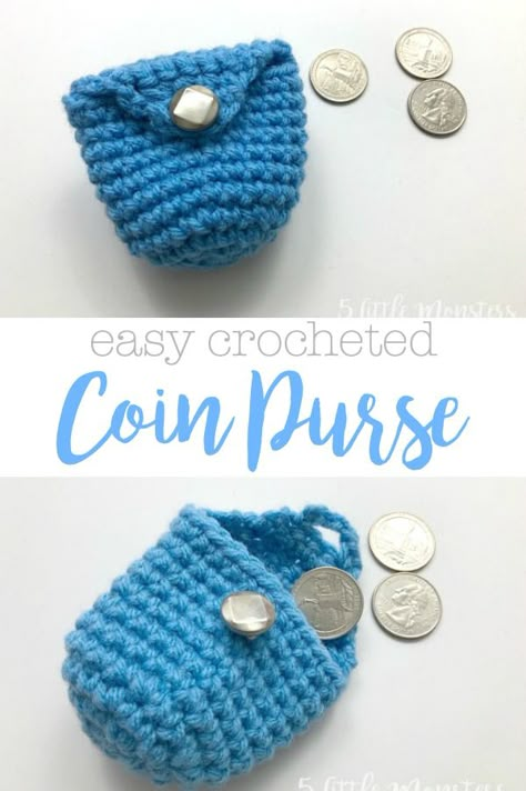 Coin Purse Pattern, Crochet Wallet, Crochet Coin Purse, Crochet Shell Stitch, Confection Au Crochet, Hairstyles Kids, Crochet Pouch, Easy Crochet Projects, Purse Scarf