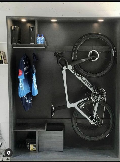 Bike Storage Apartment, Outdoor Gear Storage, Bicycle Room, Gear Room, 1970s House, Modern Laundry, House Makeovers, Bike Room, Flat Decor