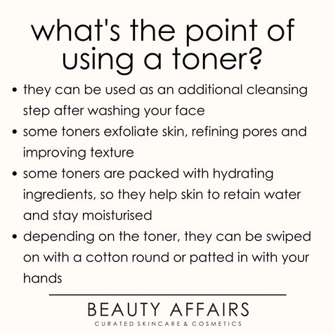 Toner For Dry Skin, Skin Facts, Esthetician Marketing, Skin Advice, Tone Skin, Skin Aesthetics, Skin Ingredients, Skincare Quotes, For Skin Care