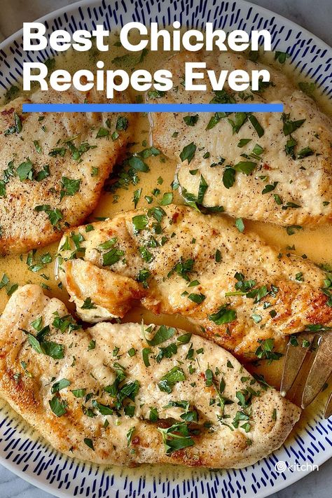 Our collection of tasty chicken recipes is near endless, so while it’s impossible to pick favorites, we did pull together some of our very best and brought them all together in one place. Here are more than 90 of our greatest chicken recipes of all time. You’ll definitely want to keep this list handy. #bestchickenrecipe #bestchickenrecipes #chickenrecipe #chickenrecipes #chicken #cookingchicken #bakedchicken Famous Chicken Recipes, Baked Chicken Recipes For A Crowd, Most Popular Chicken Recipes, Recipe Critic Recipes Chicken, Company Chicken Recipes, Taste Of Home Chicken Recipes, Top Rated Chicken Recipes, Top Chicken Recipes On Pinterest, 5 Star Chicken Recipes