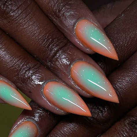 Cremé Lux Nail Spa on Instagram: "💚🧡💚🧡
#handpainted 
.
.
.
.
#nails #nailart #nailaddict #nailsonfleek #nailfashion #nailartist #dmvnails #nailpro #maryland #dmv #nailporn #nailmagazine #nailsofinstagram #instanails #nailstagram #owingsmills #instagood #pikesville #owingsmillsmd #maryland #marylandnails #longnails #naildesigns #nailpromagazine #nailoftheday #nailswag #nails2inspire #fallabstractnails #abstractnails" Wrap Nails, Lux Nails, Silk Wrap Nails, Nail Pro, Silk Wrap, Nails Magazine, Nail Spa, Nails On Fleek, Nails Nailart