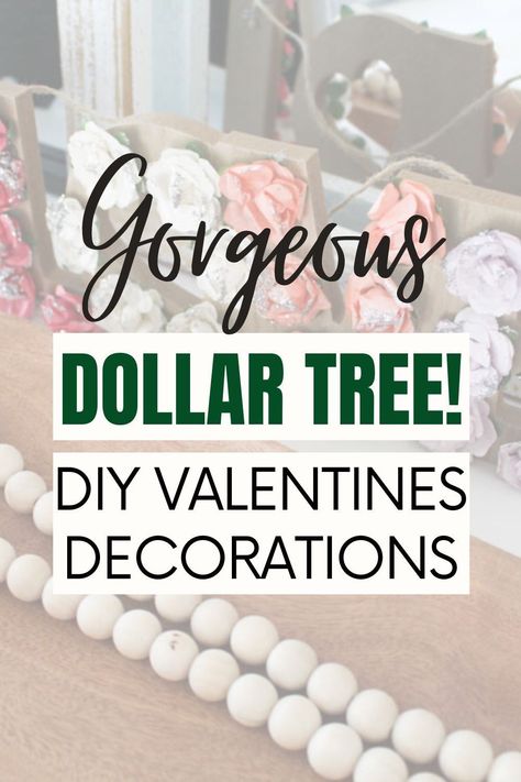 6 Easy DIY Dollar Tree Valentines Day Crafts Floral Wreath | Rose Garland | Table Runner | Heart Doilies | LOVE Blocks | Love Sign | XOXO | Home Décor | Decorations | Flower Arrangements | Centerpiece | Ideas | Inspiration | Classroom | Amazon | Pink And White Theme | Romantic | Bedroom | Elegant | High-End | Fireplace Mantel | Modern Farmhouse | Kitchen Tiered Tray | Living Rooms | 2023 | Neutral | Party | Quotes | Simple | To Make | Upscale | Vintage | Vase | Wood | Roses Diy Valentines Tiered Tray Decor, Valentine Garland Ideas Easy Diy, Valentine's Garland Diy, Valentines Room Decor Ideas, Diy Romantic Decor, Valentines Floral Centerpieces, Valentine Doilies Craft, Valentines Decorations For Home Mantels, Easy Valentine Centerpieces